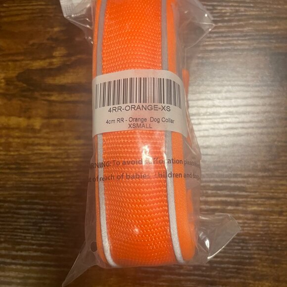 NWT Bully Billows 4cm Slip on Collar | Foam Padded - Orange XSmall OBO $35 - Picture 4 of 10